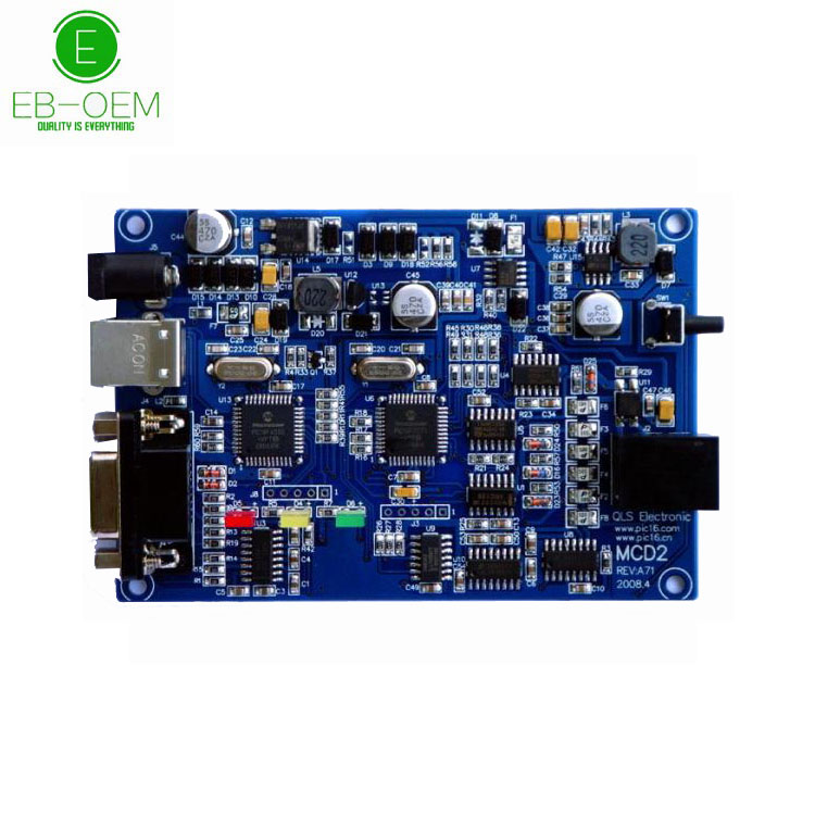 ODM OEM auto print FR-4 2 layer pcb circuit board assembly